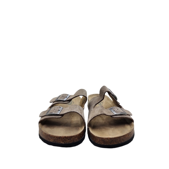 Woodstock Men's Bert Two Straps Slide Sandals Tan- 9 - Picture 3 of 7
